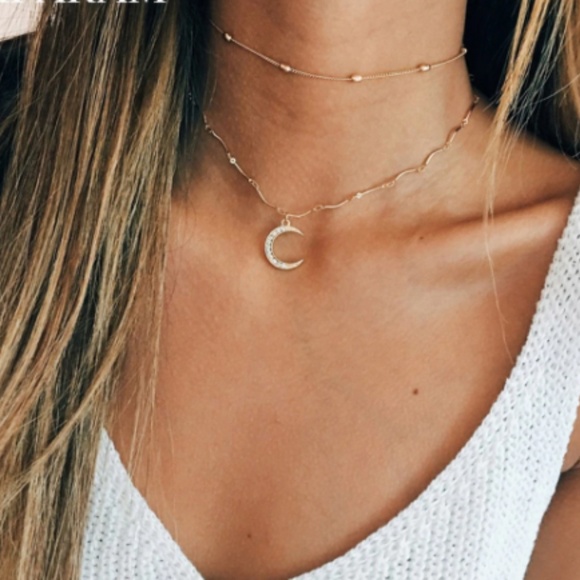 Brandy Melville Jewelry - 3 for $20 Moon Cloud Necklace